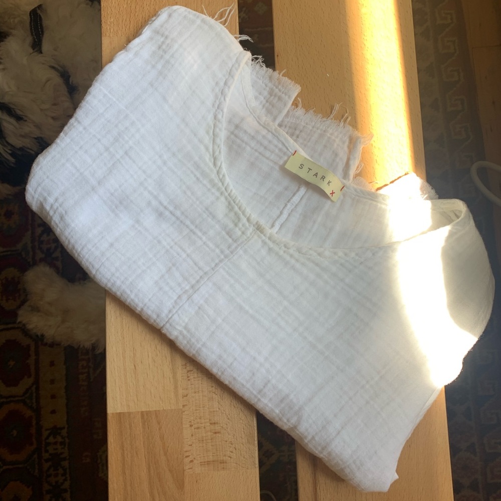 Stark X - Gauze Cotton Blouse - Picture 3 of 3